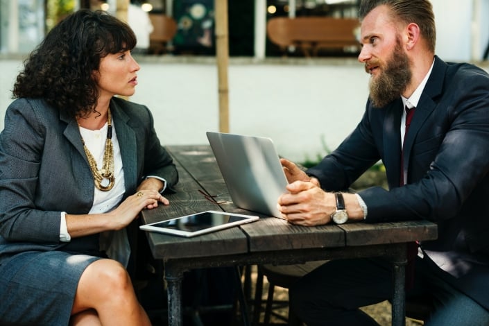 agreement-beard-brainstorming-615475
